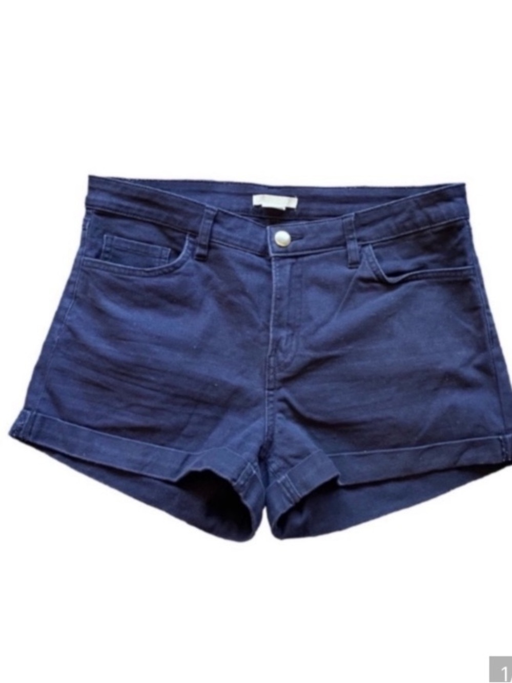 H&M Women’s Navy Blue Cotton Shorts size 6